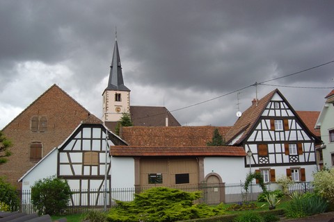 Maison alsacienne à Berstett en Alsace